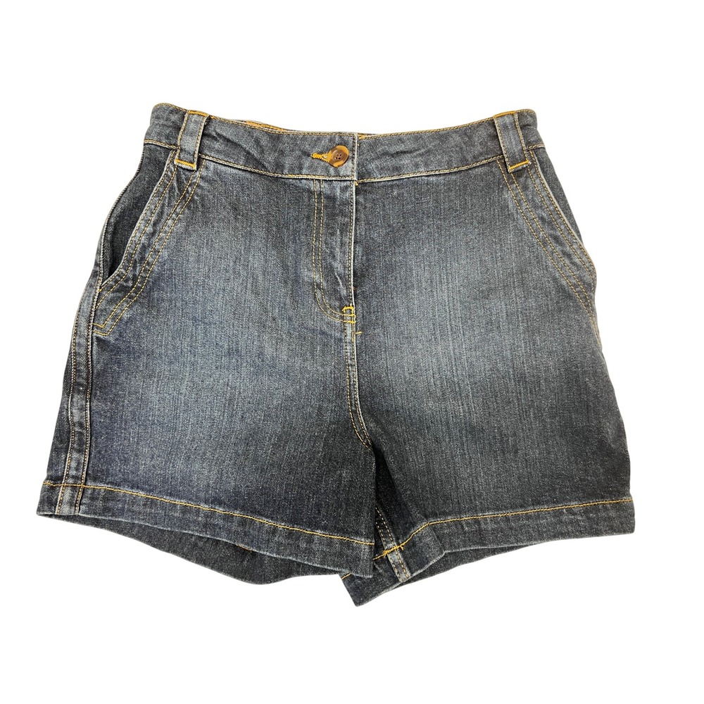 Boden Denim Shorts Womens 4 Blue Excellent High Rise Stretch 4 Inch Inseam